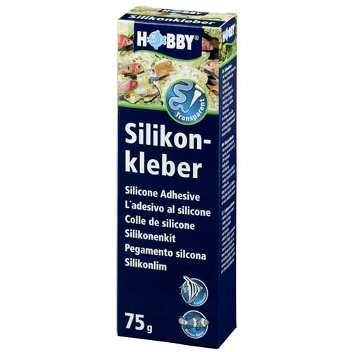 Silikonkleber, Tube transparent, 75 g, SB