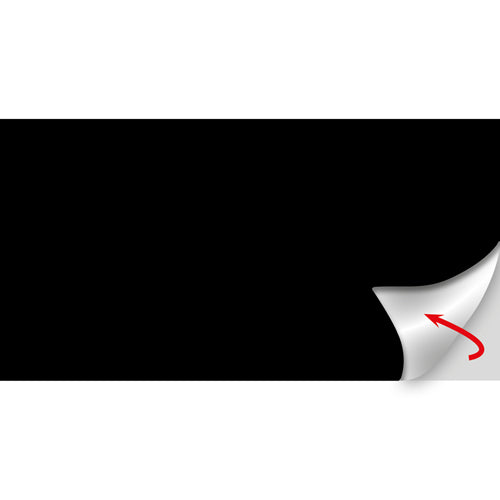 Fotorückwand-Zuschnitt Black* / Deep Blue, *selbstklebend 60 x 30 cm, SB