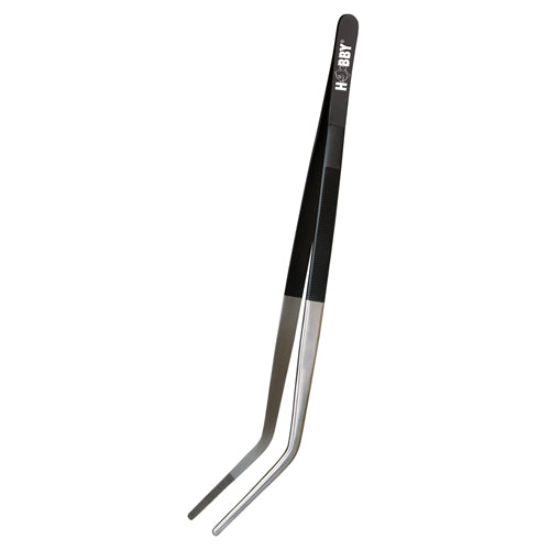 Pinzette, gebogen 20 cm, SB