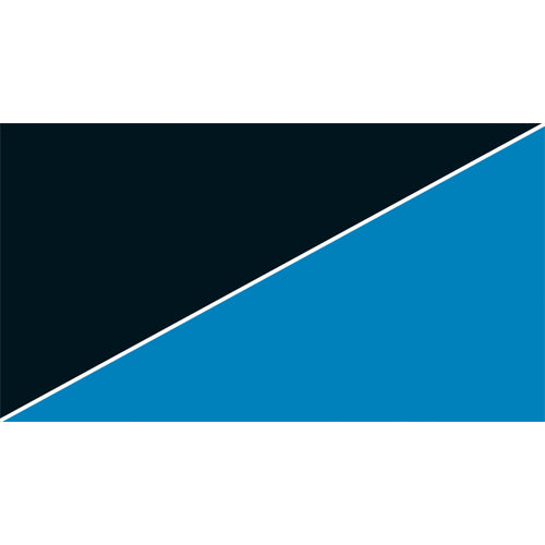 Fotorückwand-Zuschnitt blau / schwarz 200 x 60 cm / SB