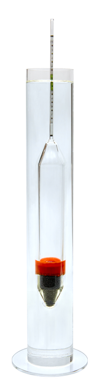 Präzision-Aräometer Set 350mm + Messzylinder