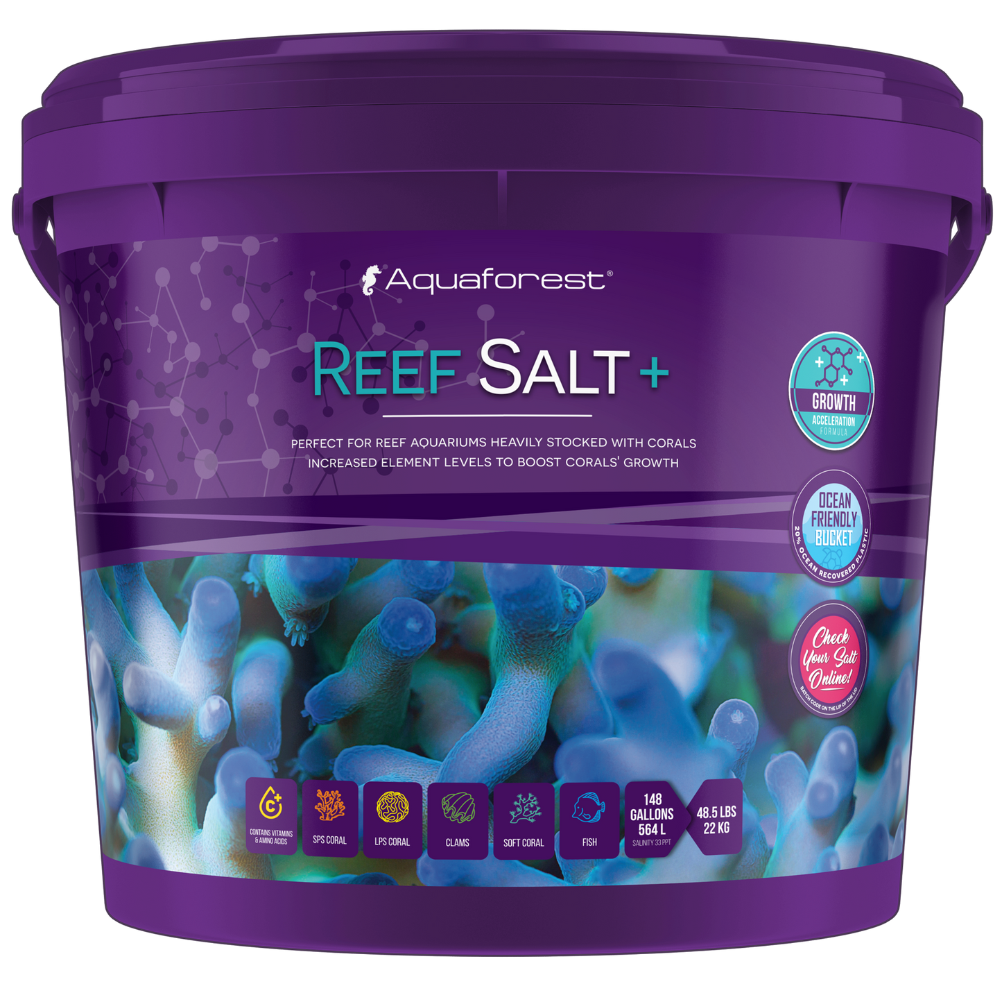 AquaForest Reef Salz + 22 kg Eimer