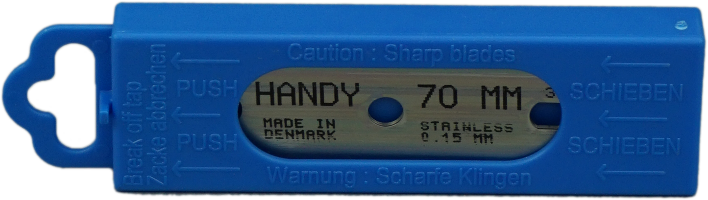 Handy Ersatzklingen für Klingenreiniger MK2 und Klingenreiniger 300mm / Breite 70 mm
- 5 Stück