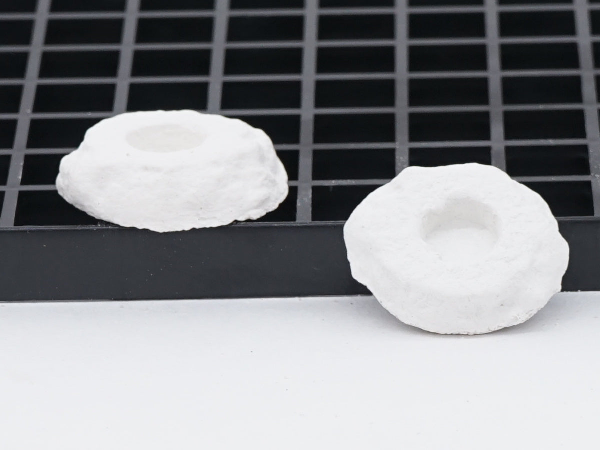 Ablegersteine 20 Stück / Rund 3 cm mit Loch