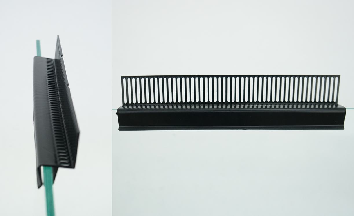 Überlaufkamm 33 cm (1 Stück)
für Glasstärken von 8-15 mm