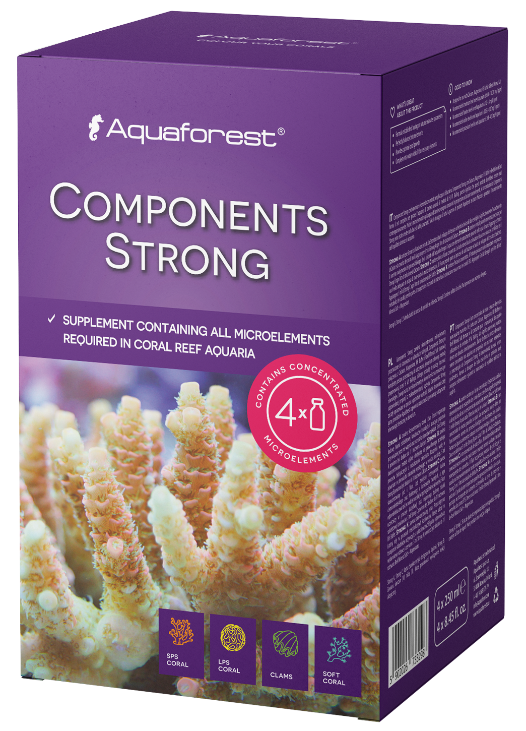 Components Strong 4x 250 ml