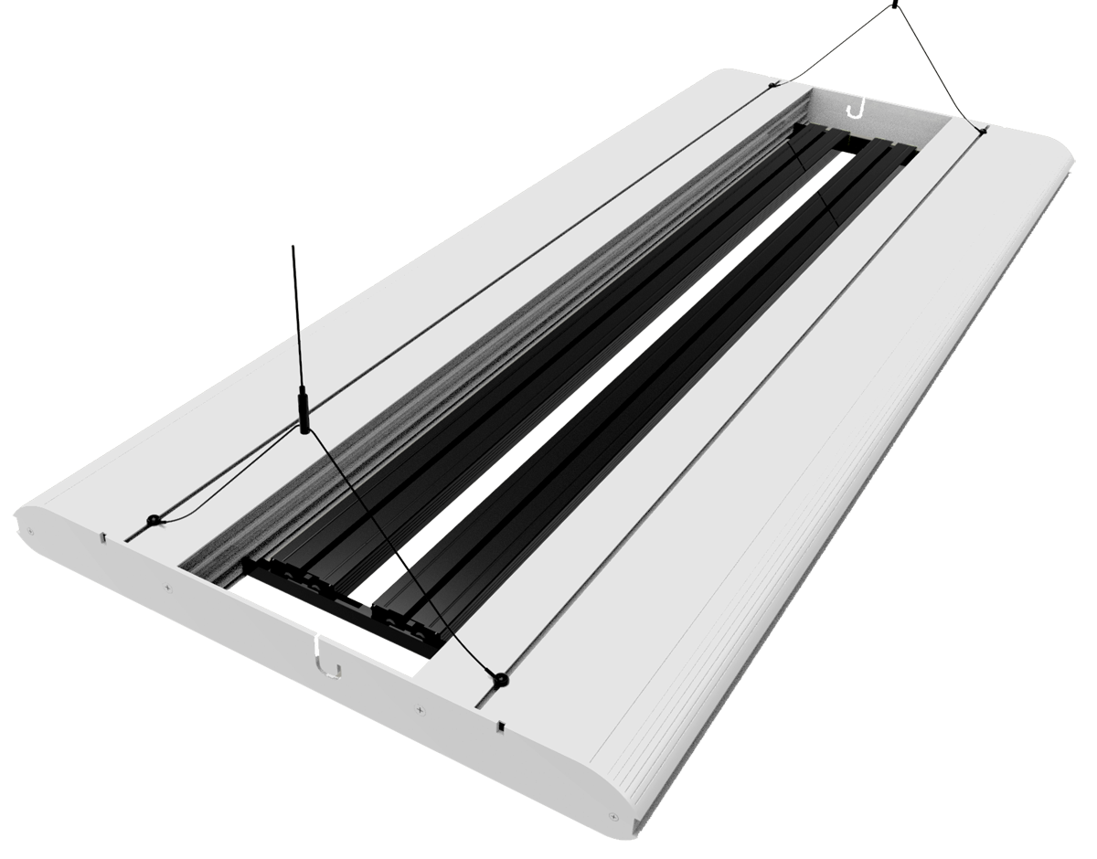 Stellar Hybrid dimmbar 1500mm 4x80 Watt polarweiß