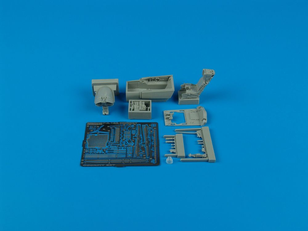 F/A-18A Hornet cockpit set für Hobby Boss Bausatz