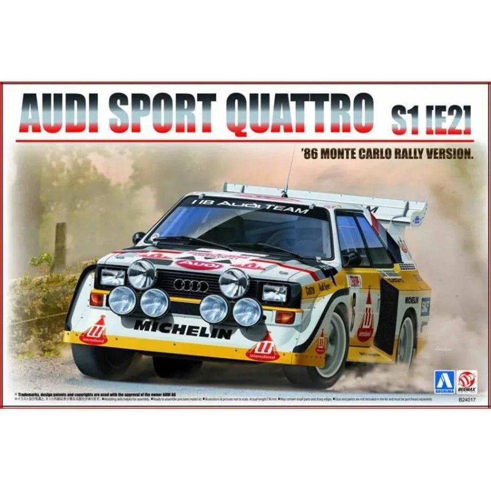 Audi Sport Quattro S1(E2) '86 Monte Carlo Rally Ver. - PremiumHobby