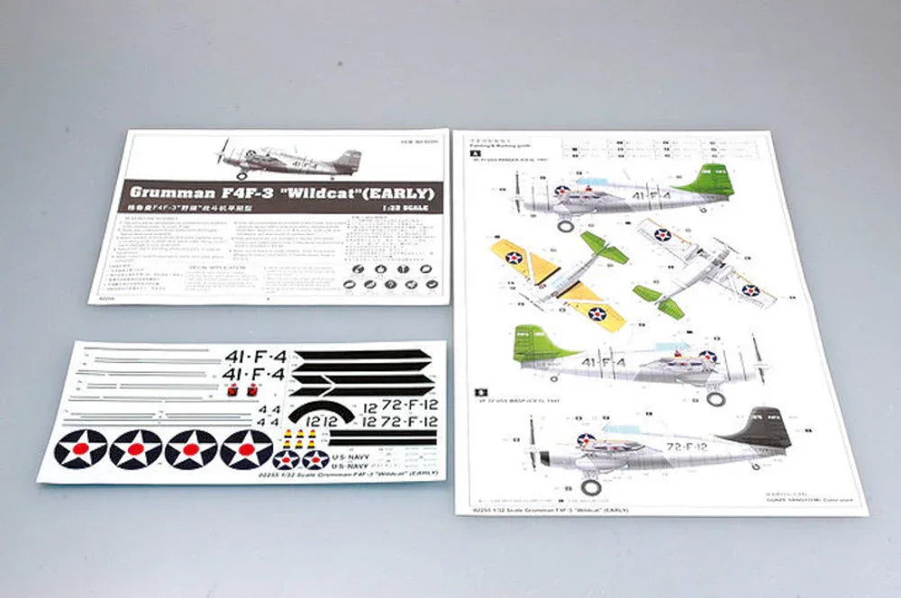 Grumman F4F- 3 ''Wildcat'' (Early) - PremiumHobby