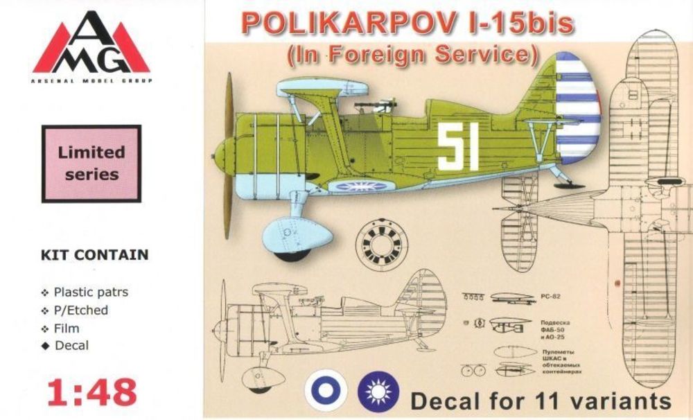 Polikarpov I-15bis (in Foreign service)