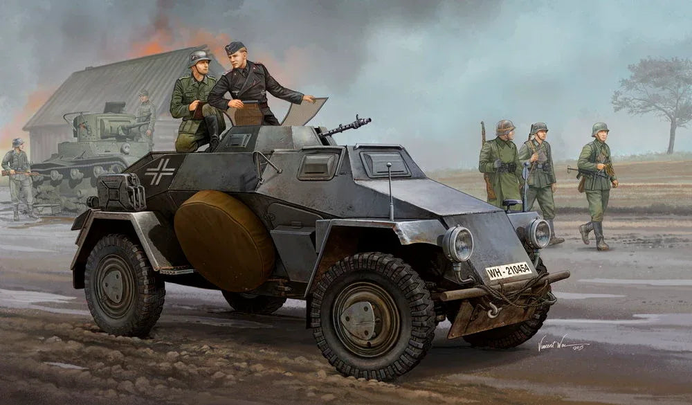 German Sd.Kfz.221 Leichter Panzerspahwag - PremiumHobby
