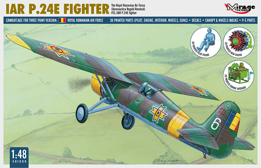 IAR P.24E FIGHTER The Royal Romanian Air Force mit Resin und Fotoätzteilen