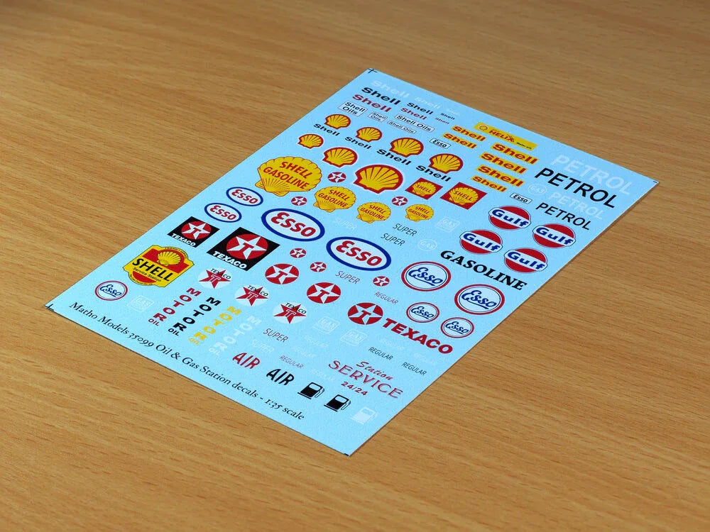 Oil & Gas Station decals - PremiumHobby