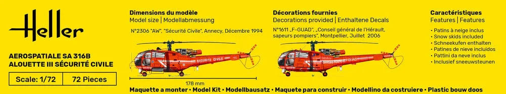 Alouette III Sécurité Civile - PremiumHobby