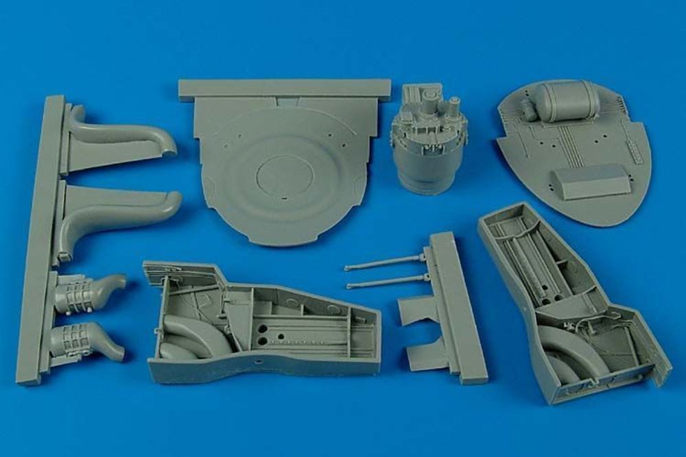 F8F-1 Bearcat wheel bay Für Trumpeter Bausatz