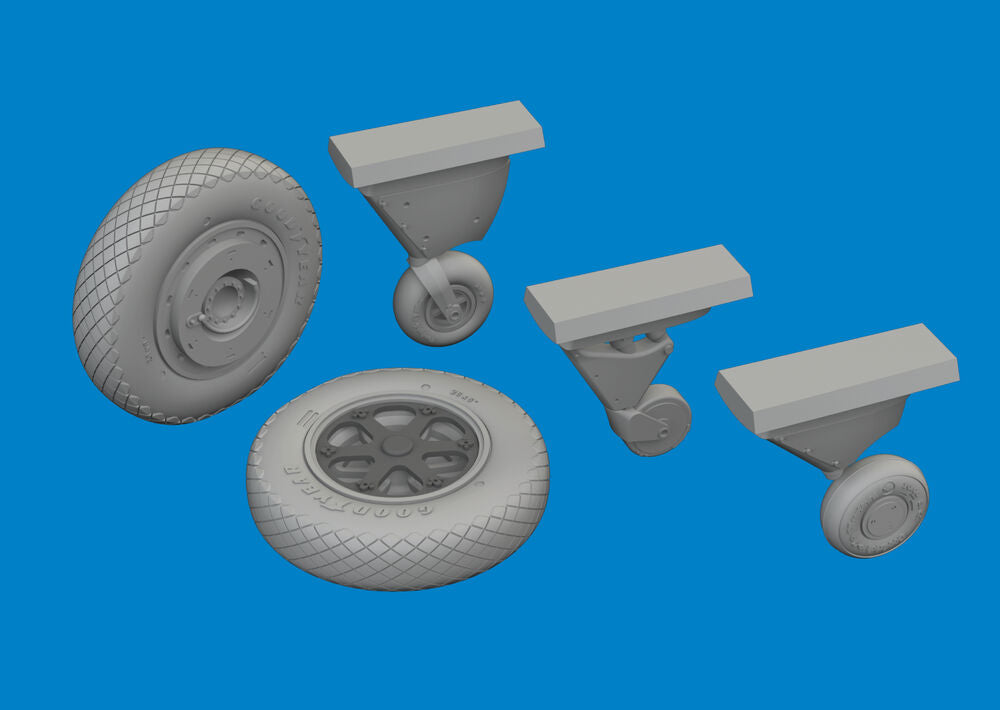 F4F-4 wheels late ACADEMY