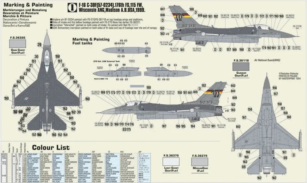 F-16C-30 Ramstain Dragon - PremiumHobby