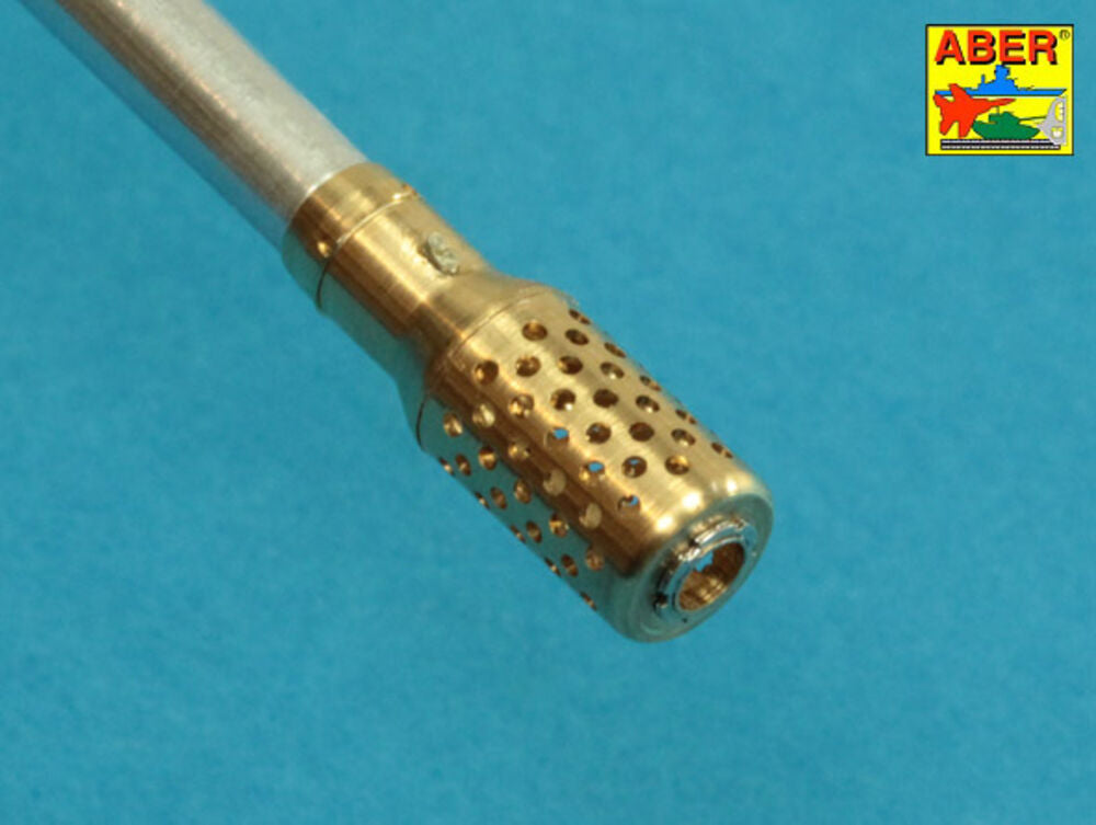 10,5cm KwK L/70 barrel with perforated muzzle brake for German Pz.Kpfw. VII Löwe or VK 7201(K)