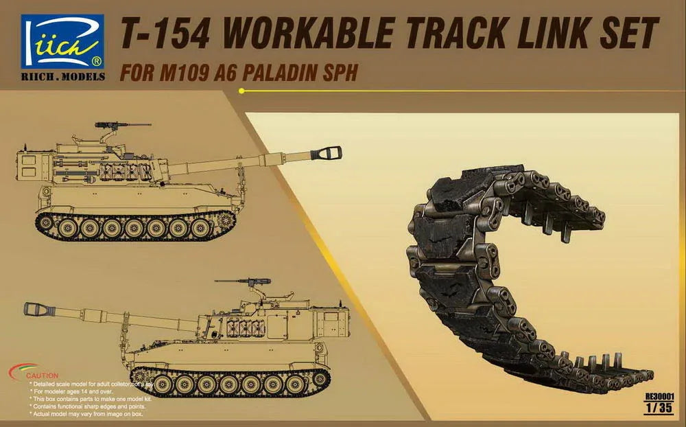T-154 Workable Track set for M109A6 SPH - PremiumHobby