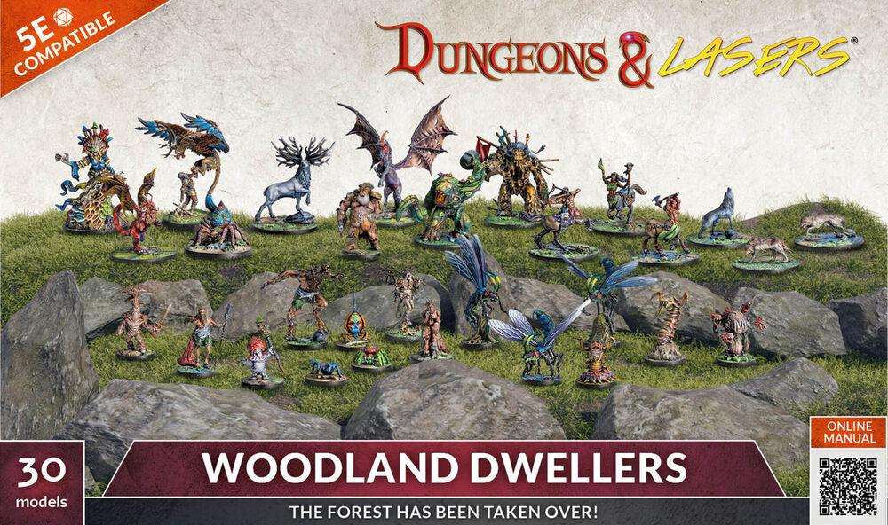 Dungeons & Lasers Miniatures: WOODLAND DWELLERS - PremiumHobby