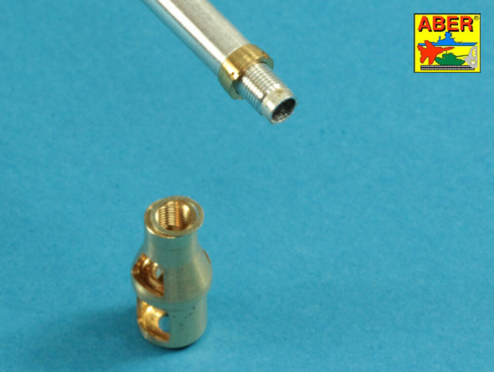 10,5cm KwK L/70 barrel with double baffle muzzle brake for German Pz.Kpfw. VII Löwe