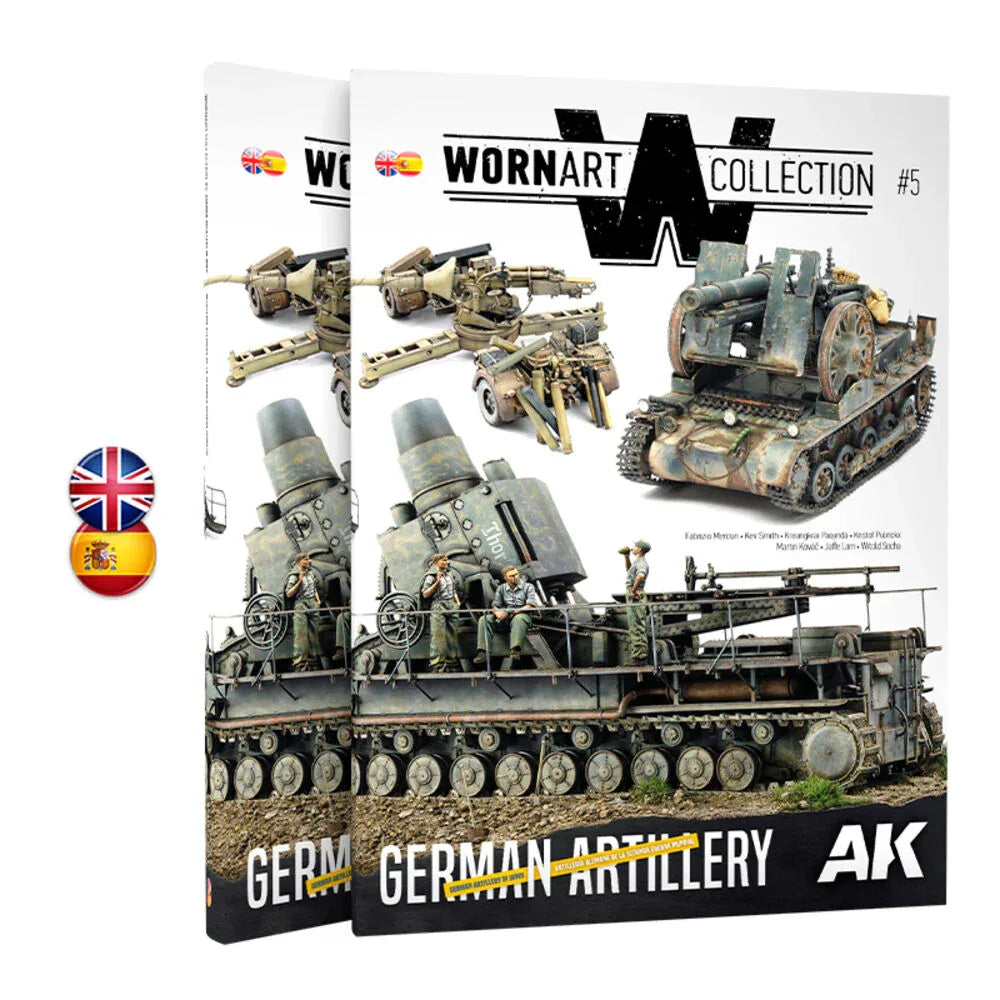 WORN ART 05 GERMAN ARTILLERY - Bilingüal - PremiumHobby