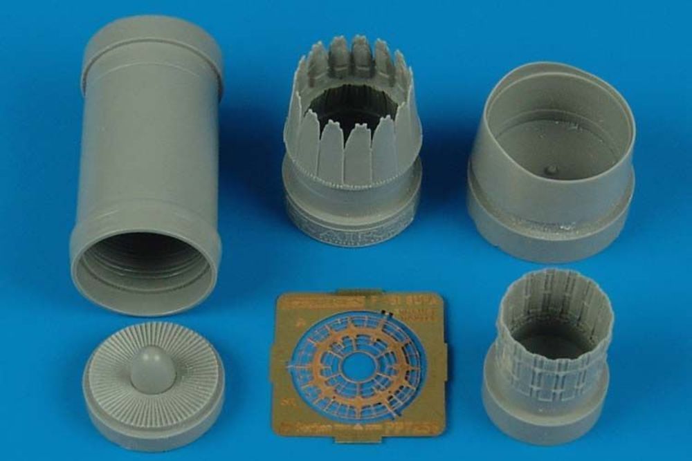 F-16l Sufa exhaust nozzle for Hasegawa