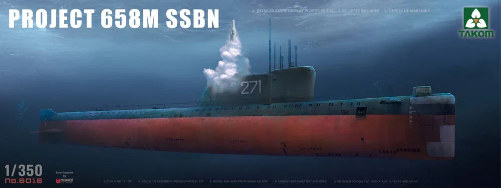 Project 658M SSBN - PremiumHobby