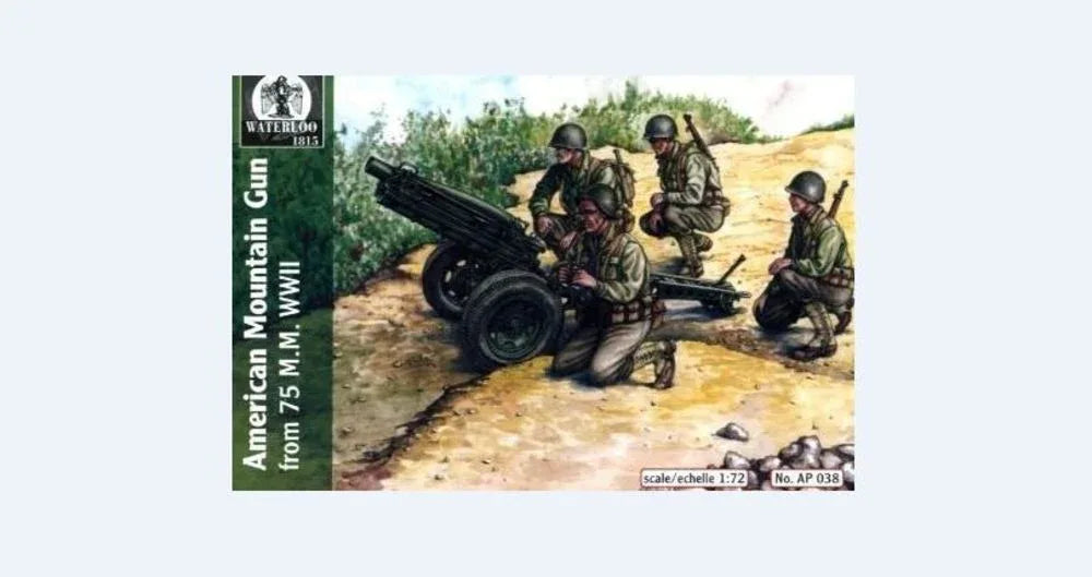 American mountain gun 75 mm, WWII - PremiumHobby