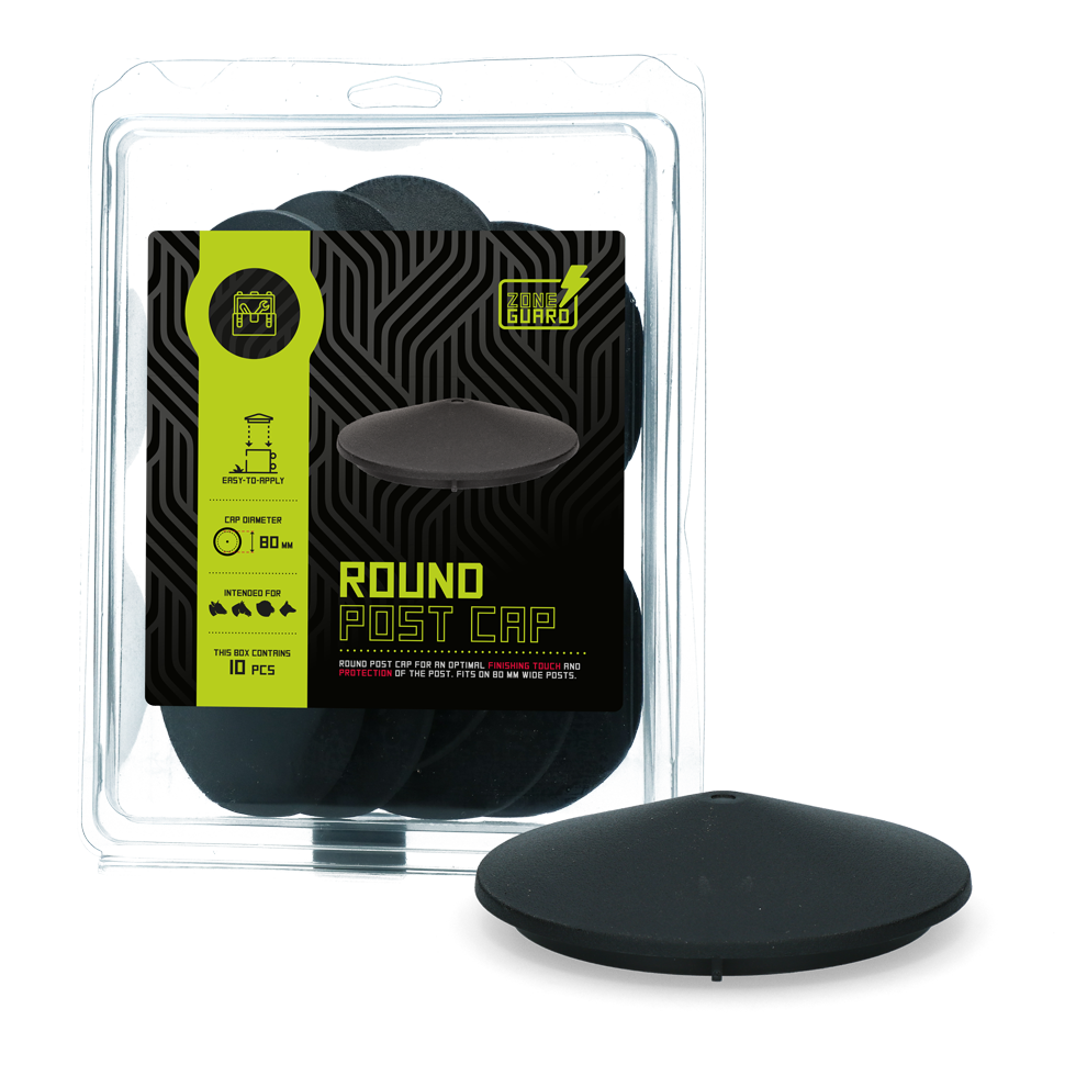 ZoneGuard Runde Pfostenkappe 80 mm
