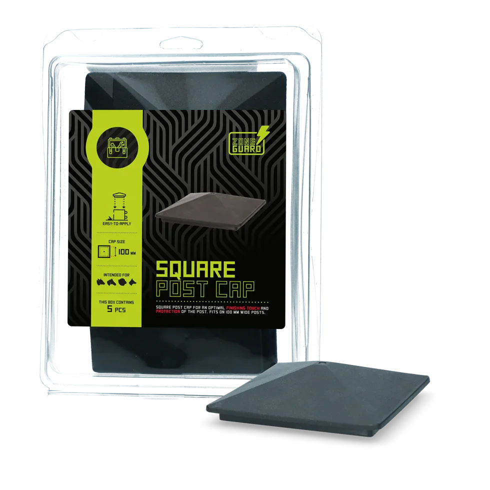 ZoneGuard Viereckige Pfostenkappe 100 mm - PremiumHobby