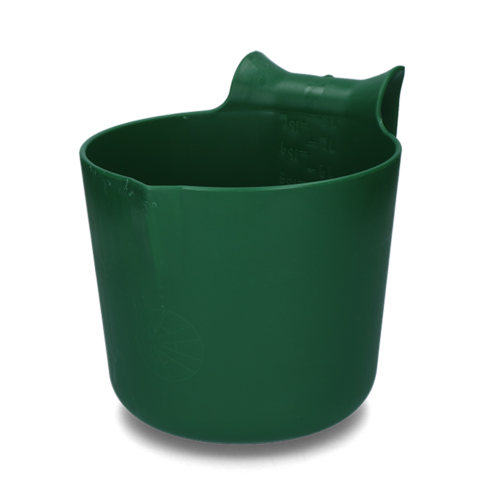 Futtertrog zum Einhängen 8 l grün