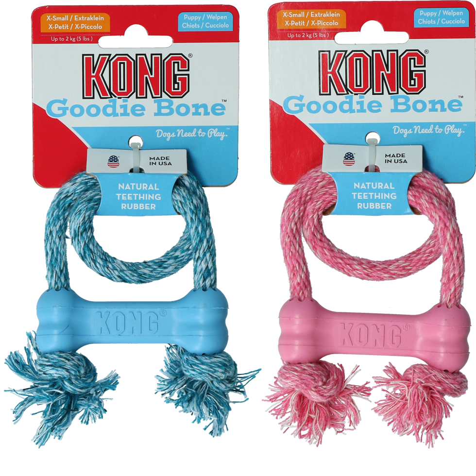 KONG Puppy Goodie Bone mit Seil XS EU