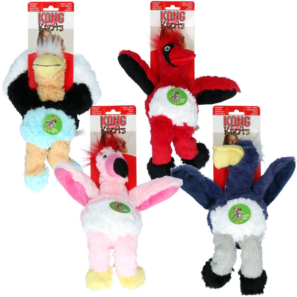 KONG Wild Knots Birds Assorted Md/Lg