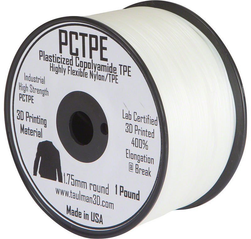 Taulman PCTPE Plasticized Copolyamide TPE Filament - 1.75 mm - 450g spool - Clear