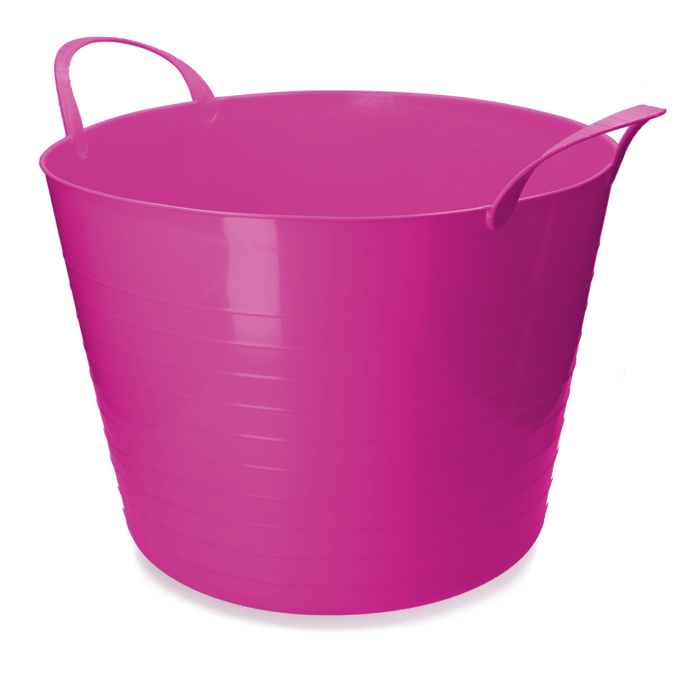 Eimer V-Trug Flexi rosa 65 l