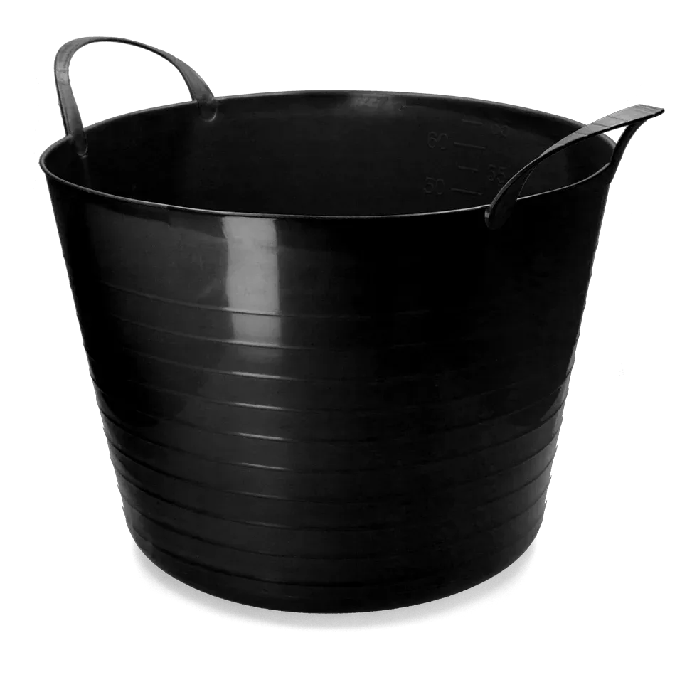 Eimer V-Trug Flexi Schwarz 65 l - PremiumHobby