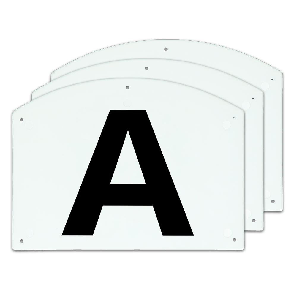 Show Jump Buchstaben A/B/C 27 x 20 cm