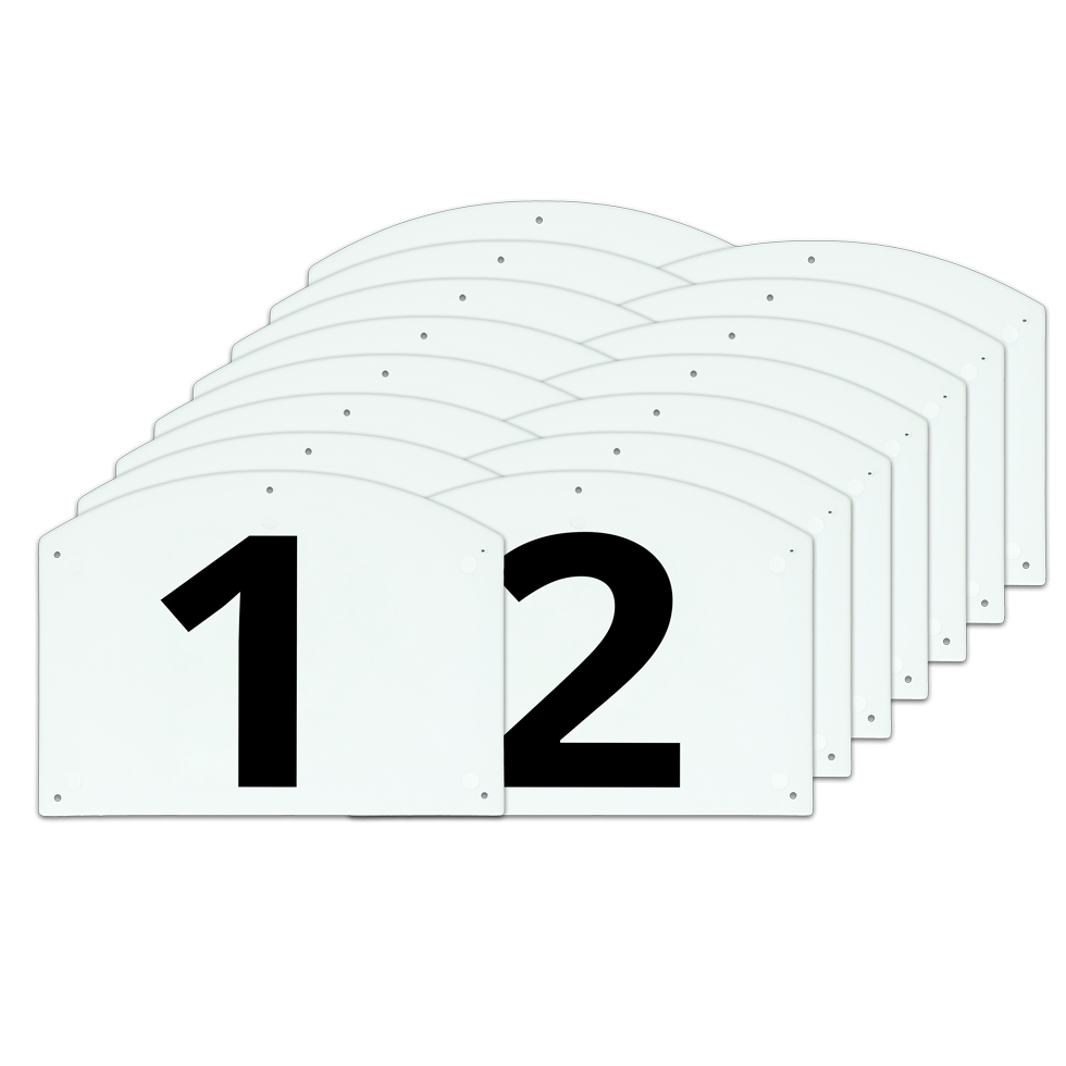 Show Jump Ziffer und Buchstaben komplettes Set