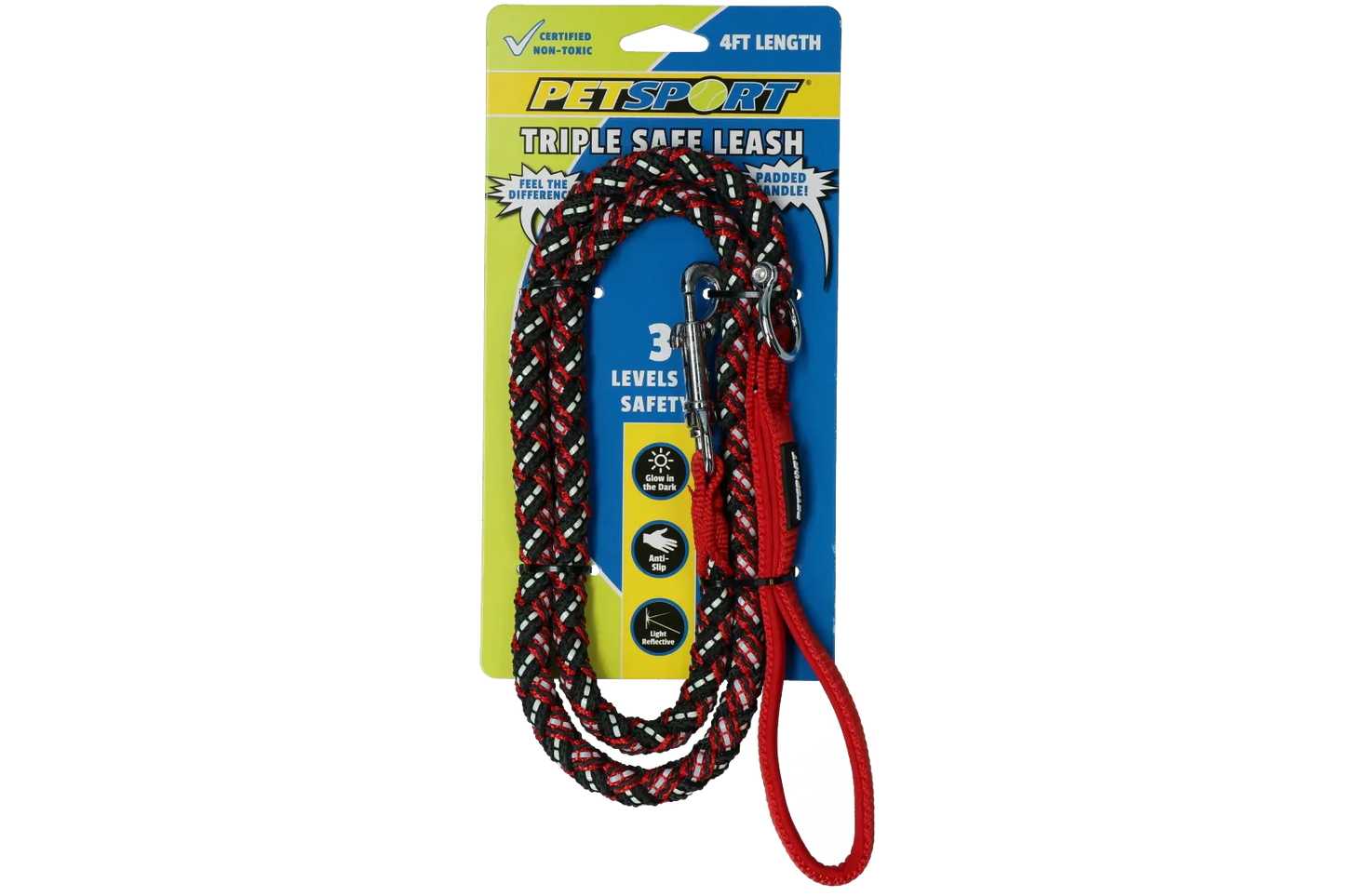 Triple Safe 4ft Leash Rot - PremiumHobby