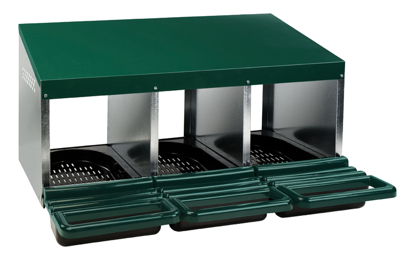 Geflügel Legenest (3 St.) mit Plastikboden