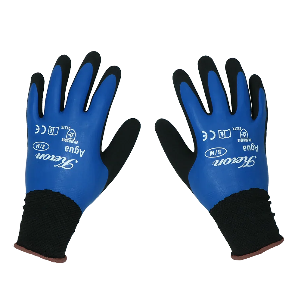 Kero Handschoen Fine-knit Aqua 7 (S) - PremiumHobby