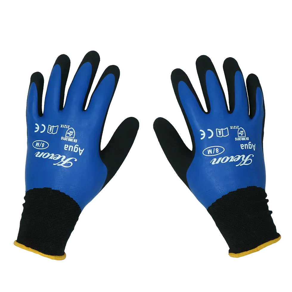 Keron Handschuh Fine-knit Aqua 9 (L) - PremiumHobby