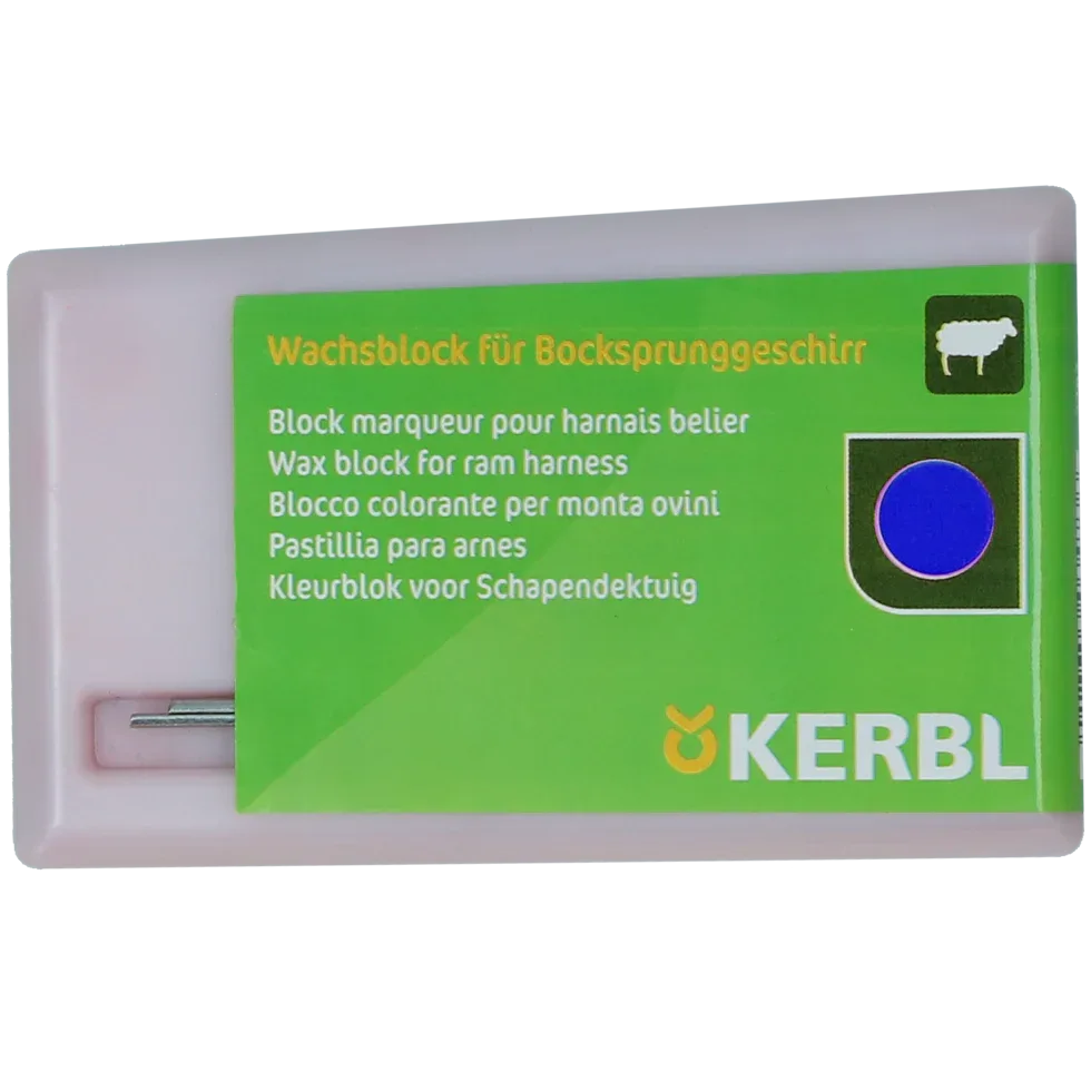 Wachsblock für Bocksprunggeschirr Prima blau - PremiumHobby