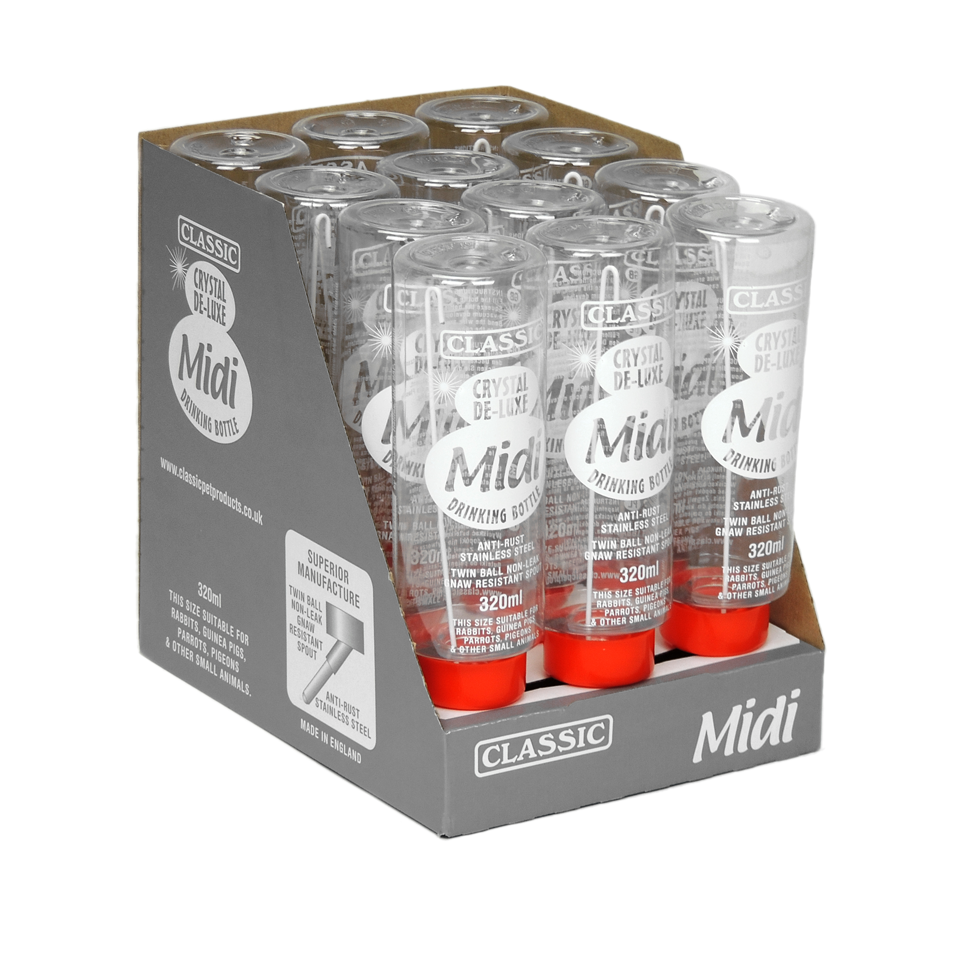 Trinkeflasche Crystal Deluxe Midi 320 ml