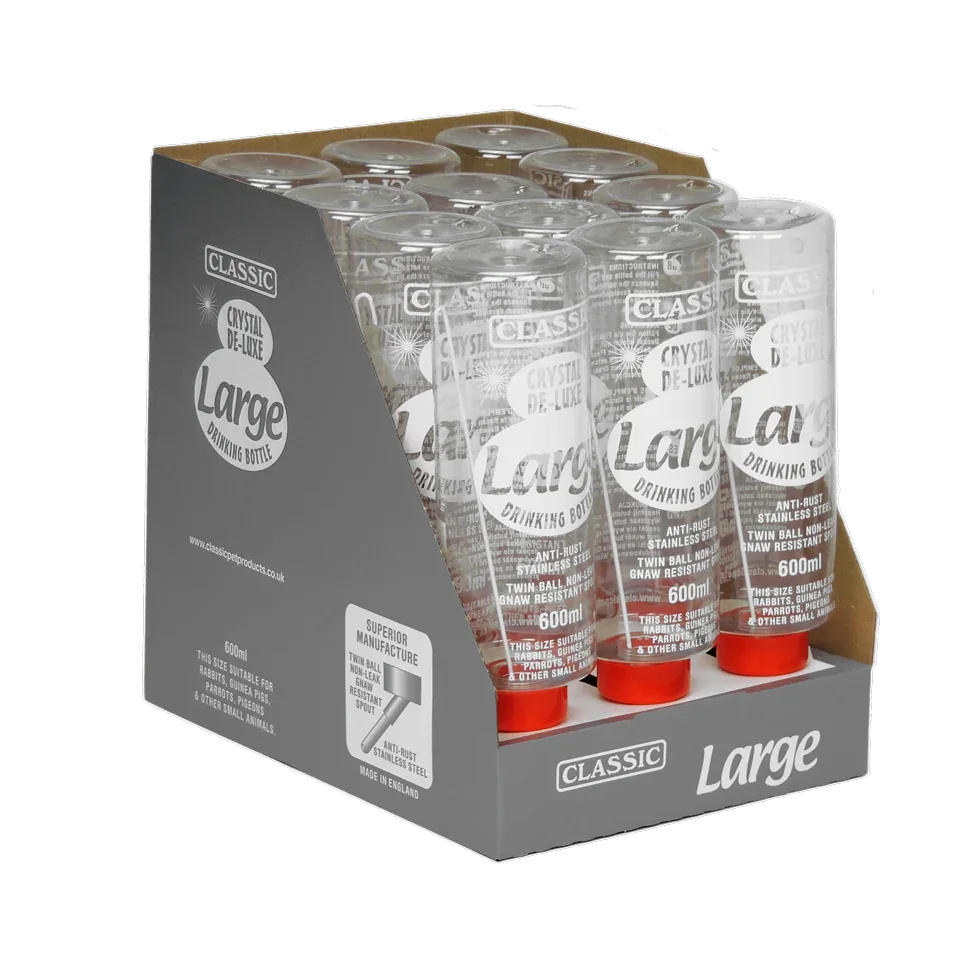 Trinkeflasche Crystal Deluxe Large 600 ml - PremiumHobby