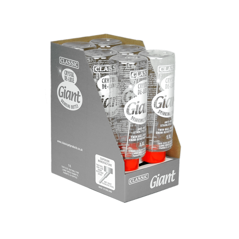 Trinkeflasche Crystal Deluxe Giant 1100 ml