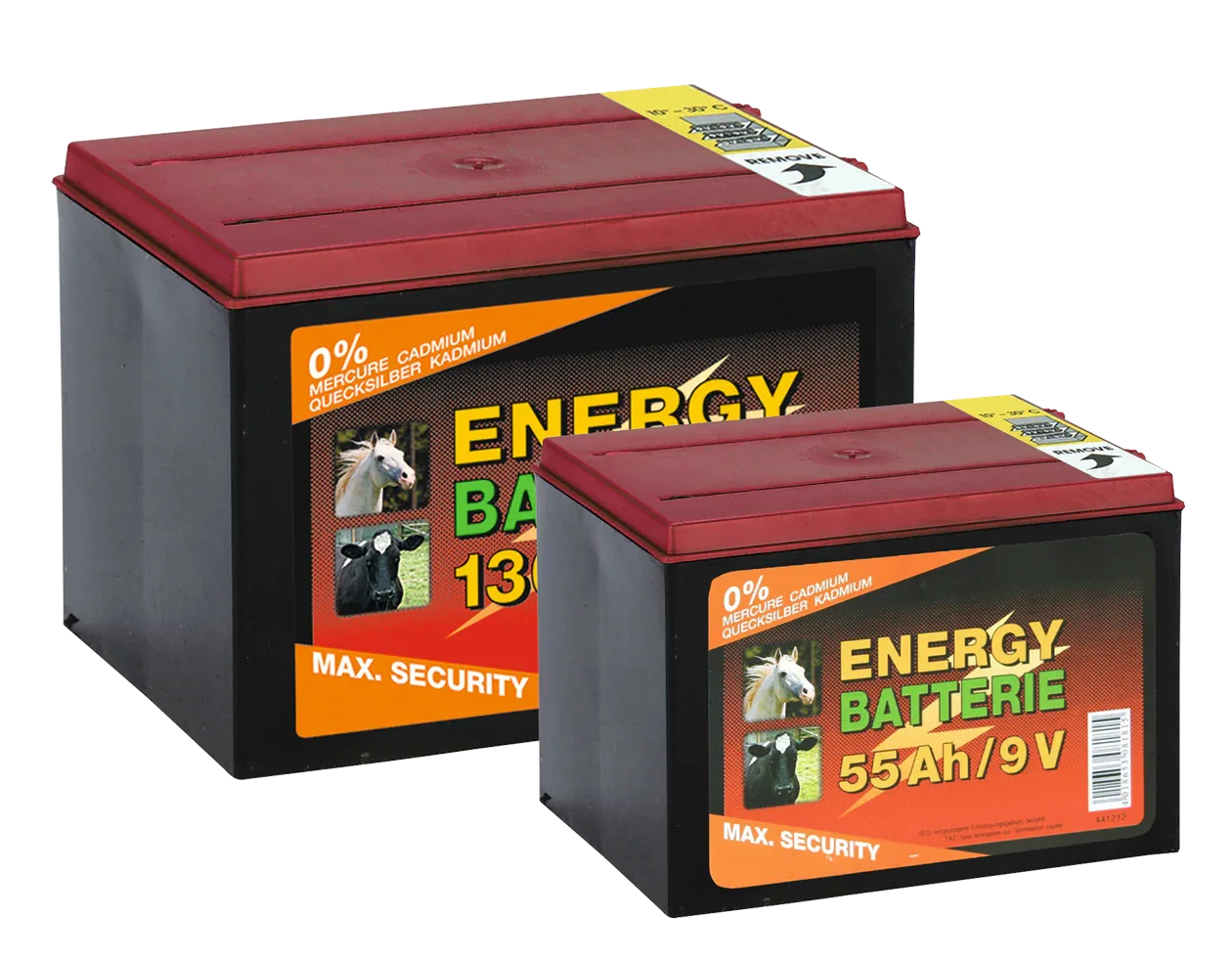 Trockenbatterie 9V/55 Ah (H11,5 x L16,5 x B11,2 cm) - PremiumHobby