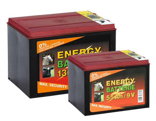 Trockenbatterie  9V/55 Ah (H11,5 x L16,5 x B11,2 cm)